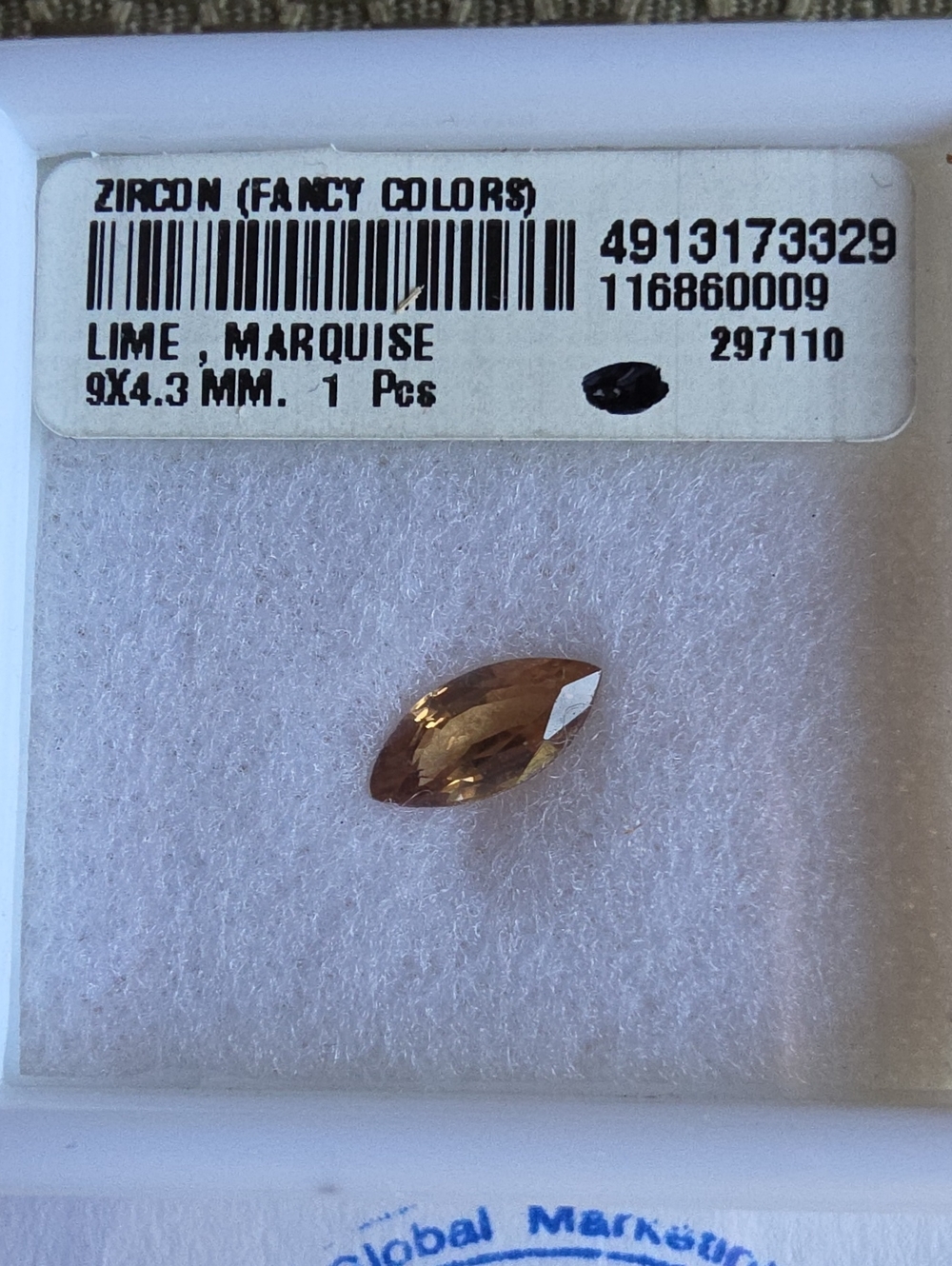 Lime Marquise Zircon Ring Stone - Lime Green Marquise Cut